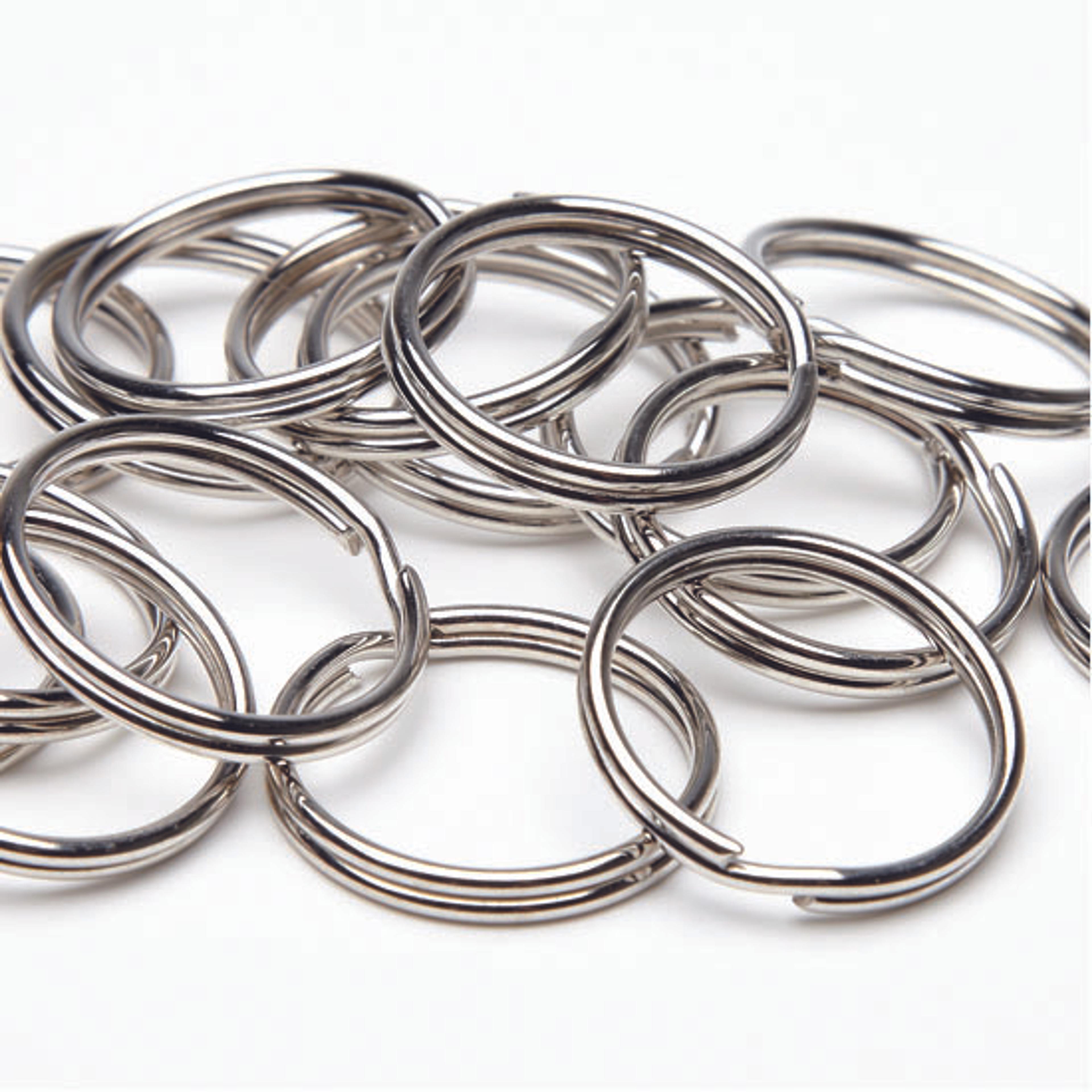 Steel Split Keyrings - 30mm dia. Pack of 100
