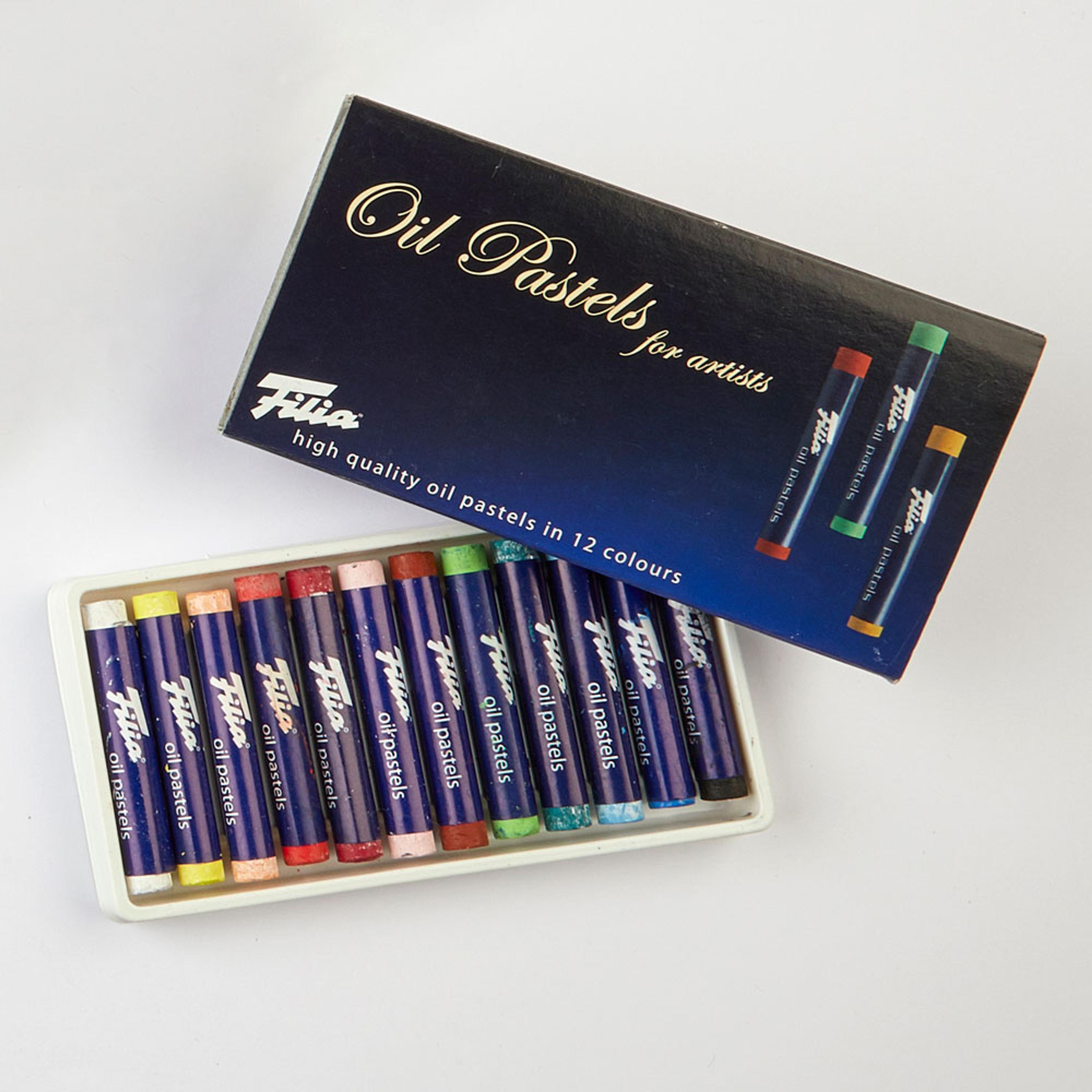 Filia Oil Pastels - Assorted Colours. Set of 12
