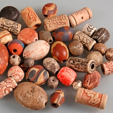 Ancient Effect Ceramic Beads
