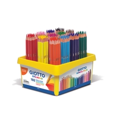 Giotto Stilnovo School Pack Colouring Pencils in Tray - Pack of 192