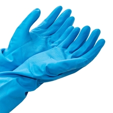 Household Rubber Gloves - Large - Blue