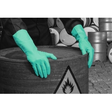 Industrial Nitrile Gloves - Large