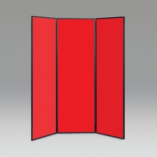 Busyfold Light 1800 Display System 3 Panel - Red