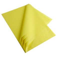Coloured Tissue Paper - Yellow. Pack of 26