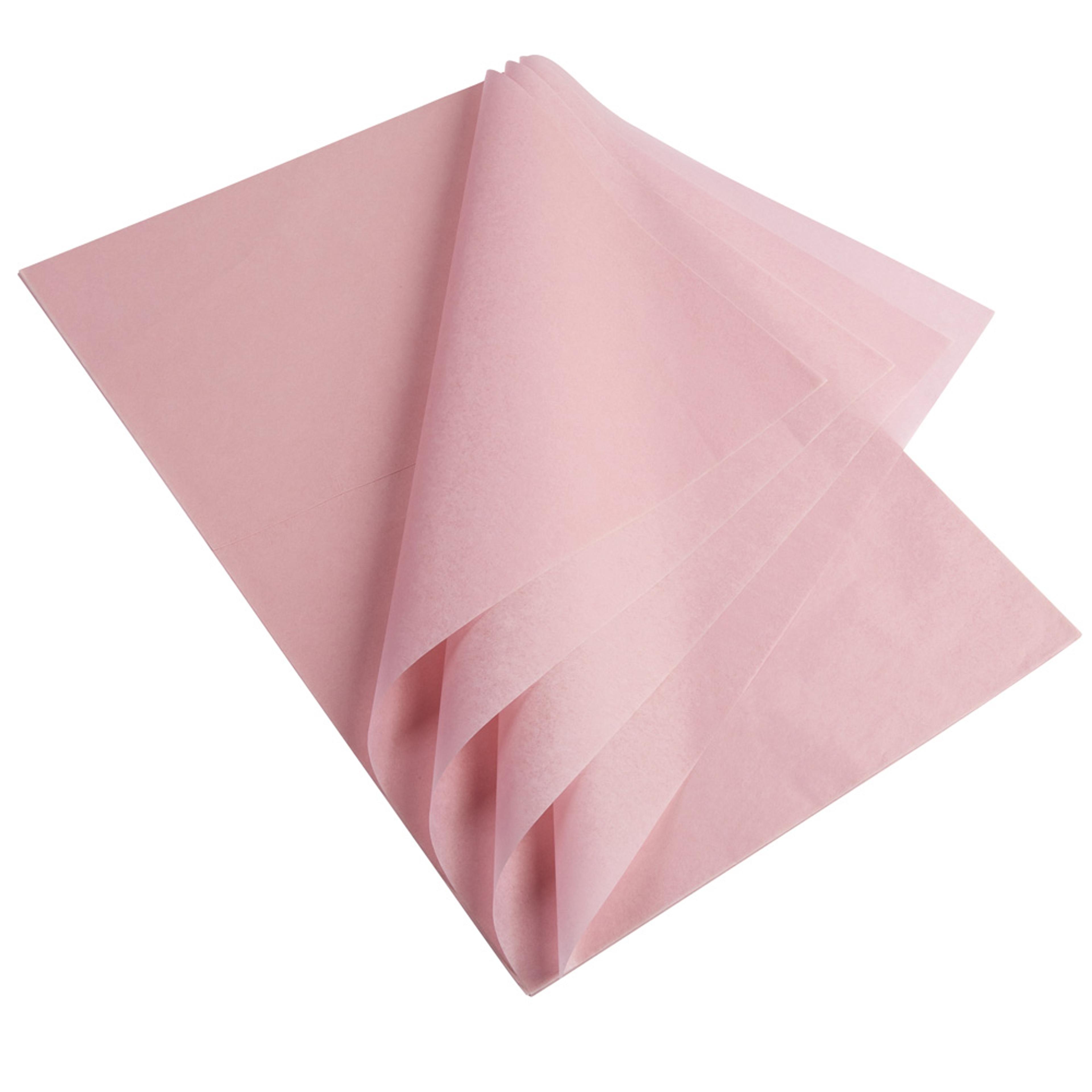 Coloured Tissue Paper - Pale Pink. Pack of 26