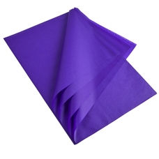 Coloured Tissue Paper - Purple. Pack of 26