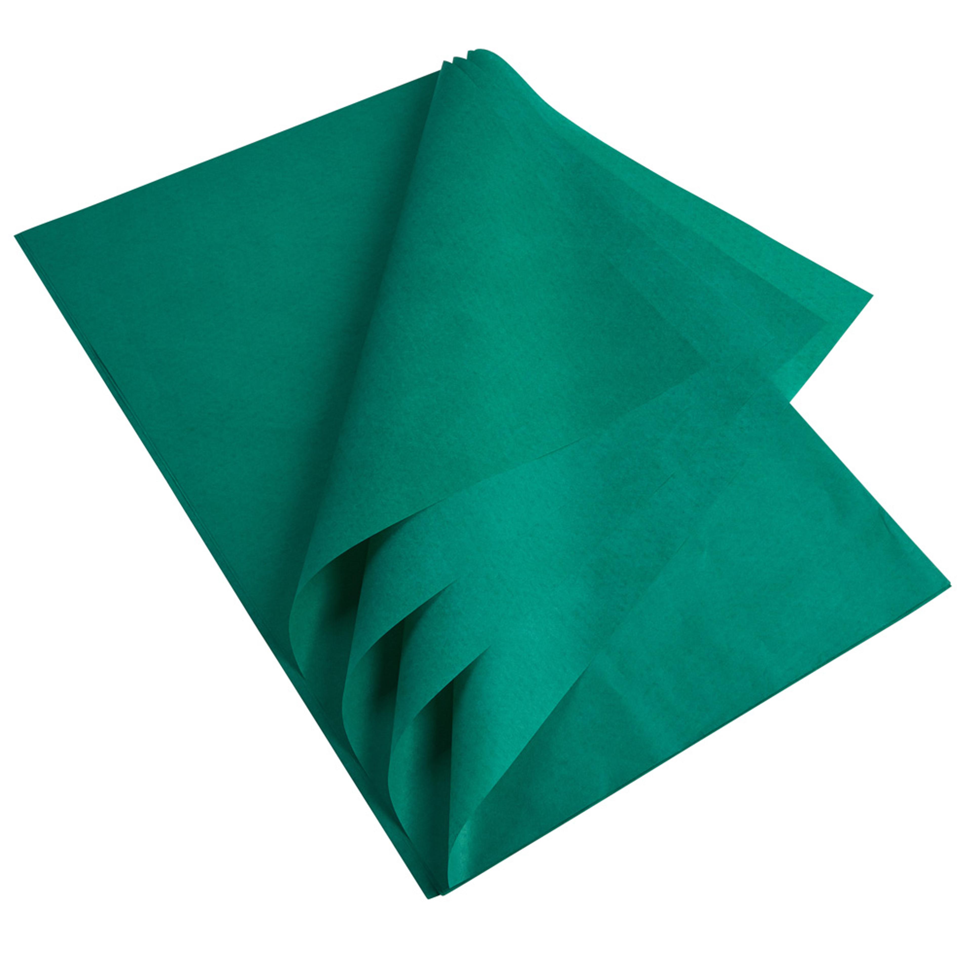 Coloured Tissue Paper - Emerald. Pack of 26