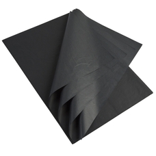 Coloured Tissue Paper - Black. Pack of 26