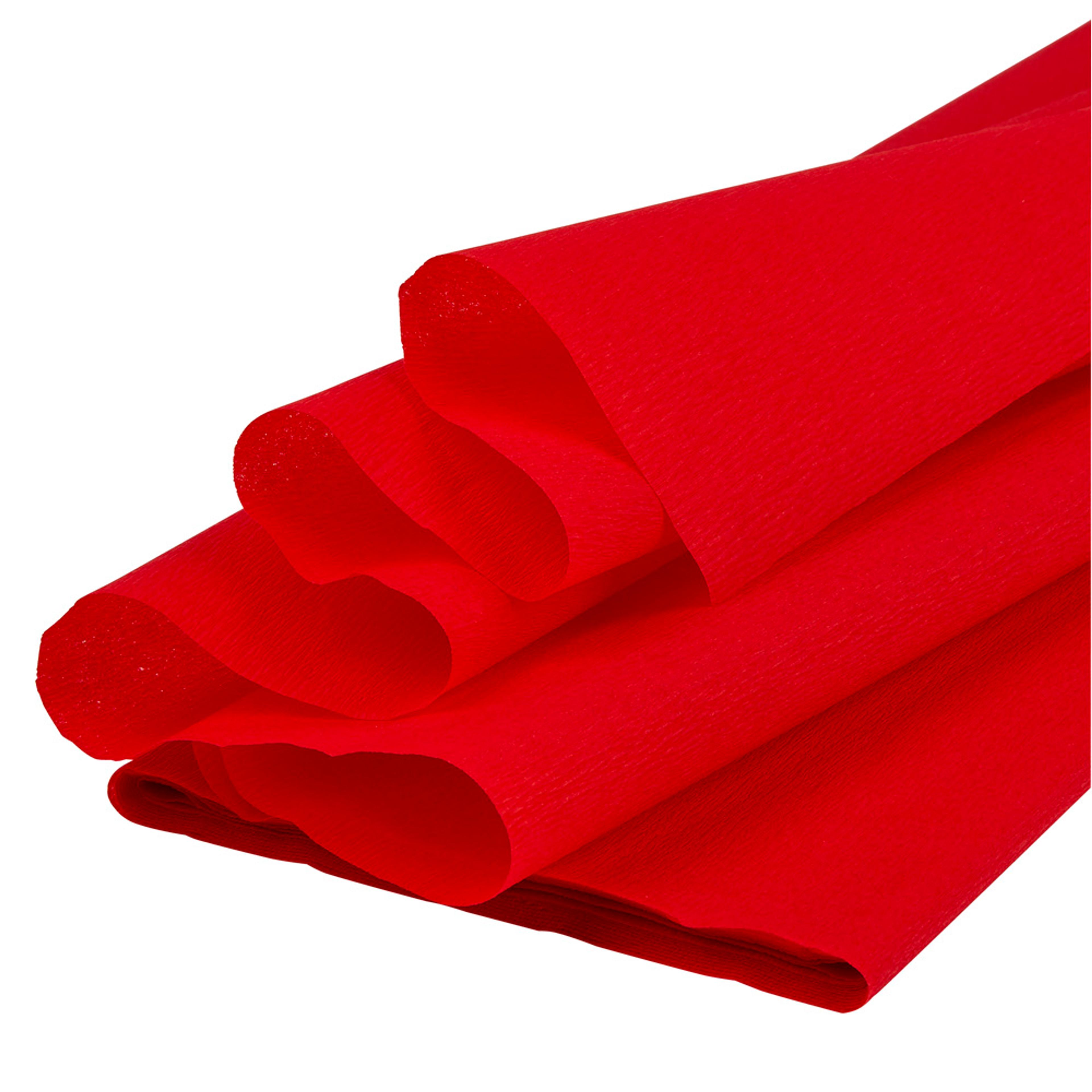 Crepe Paper 25gsm - Bright Red