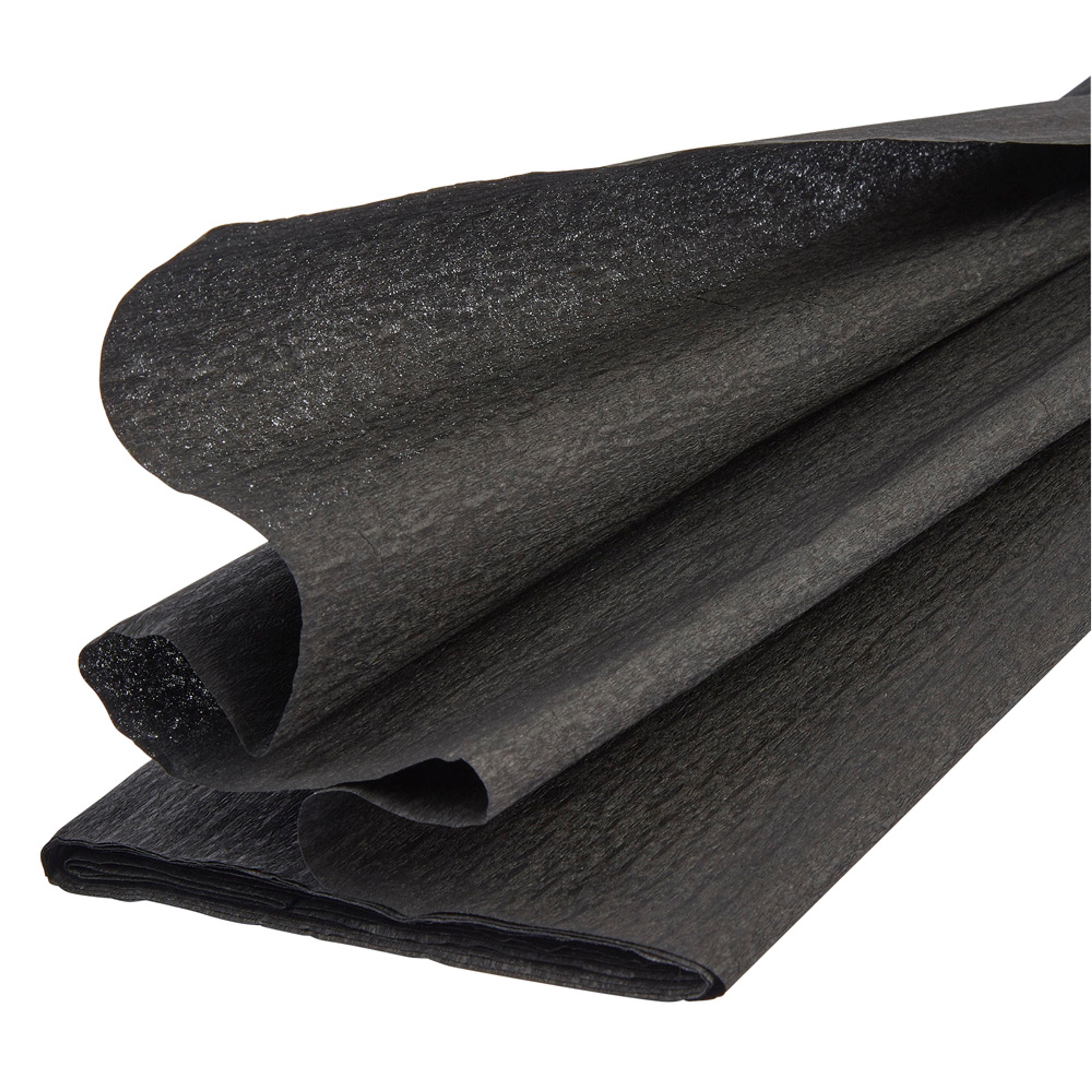 Crepe Paper 25gsm - Black