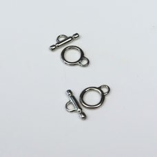 Toggle Clasps - Silver Plated. Pack of 10