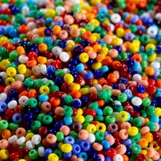 Mixed Glass Seed Beads - 100g Bag