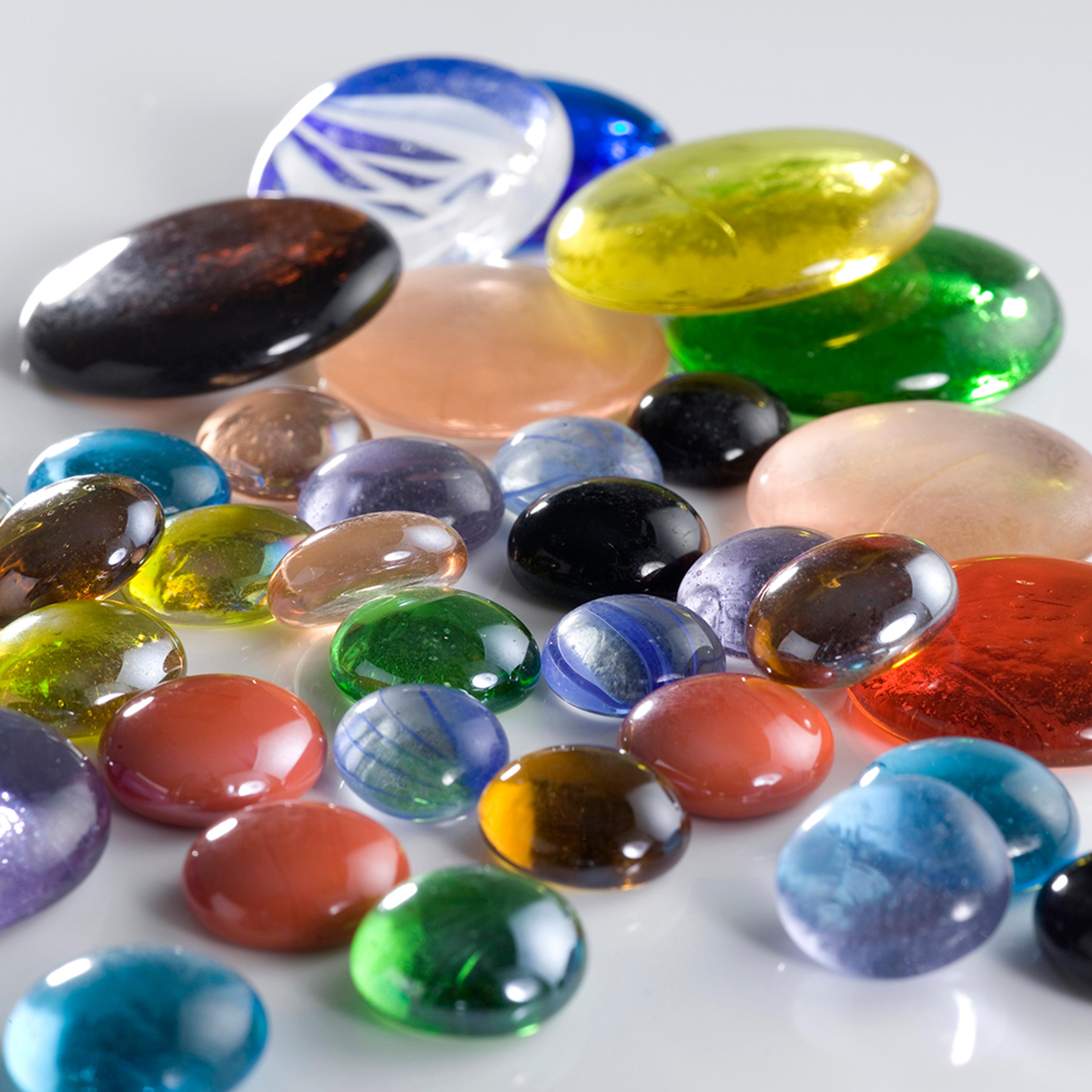 Chunky Glass Nuggets. Bag of 42