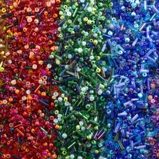 Micro Glass Seed & Bugle Beads Assortment