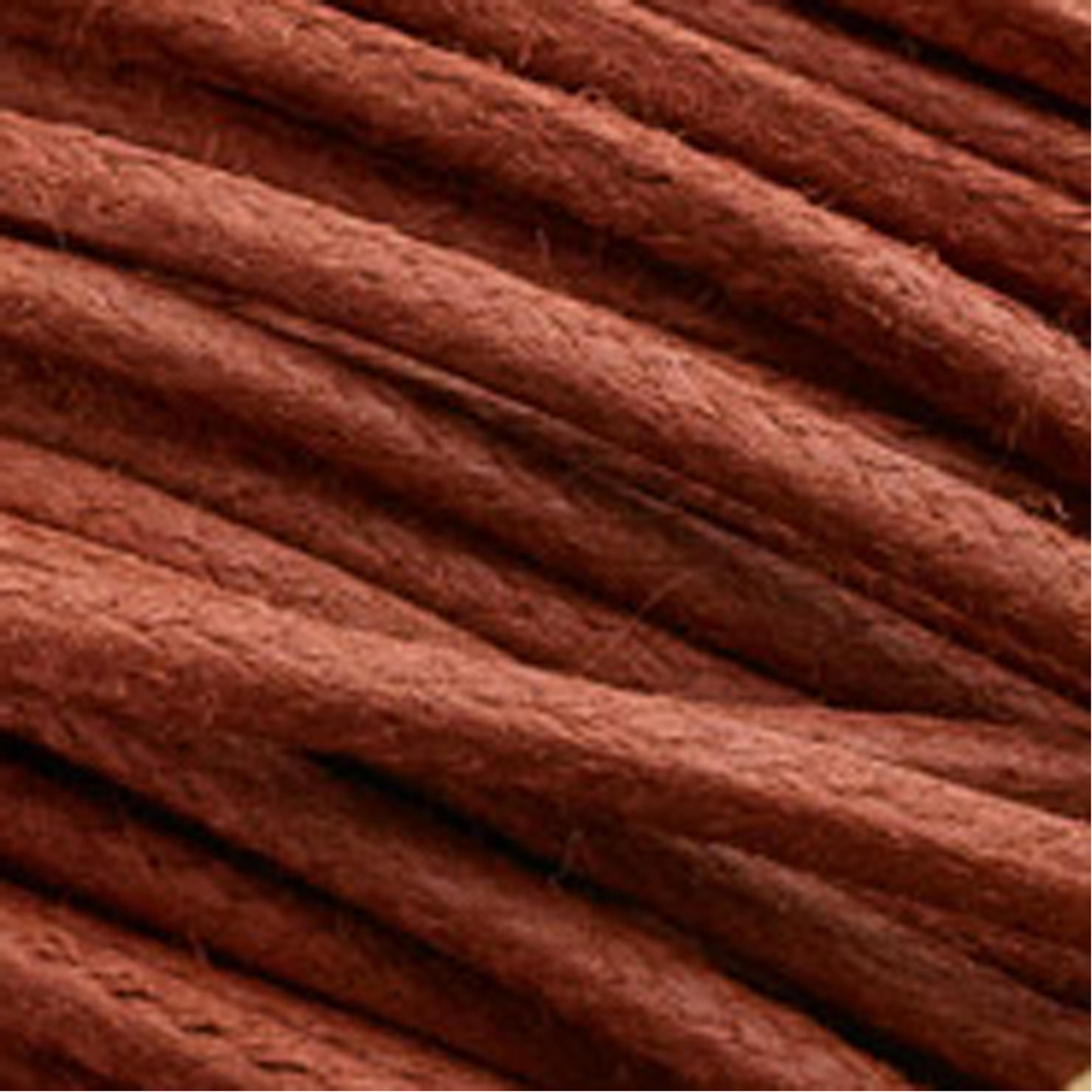 Cotton Beading Cord - 1mm x 25m Roll - Brown