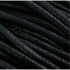 Cotton Beading Cord - 1mm x 25m Roll - Black