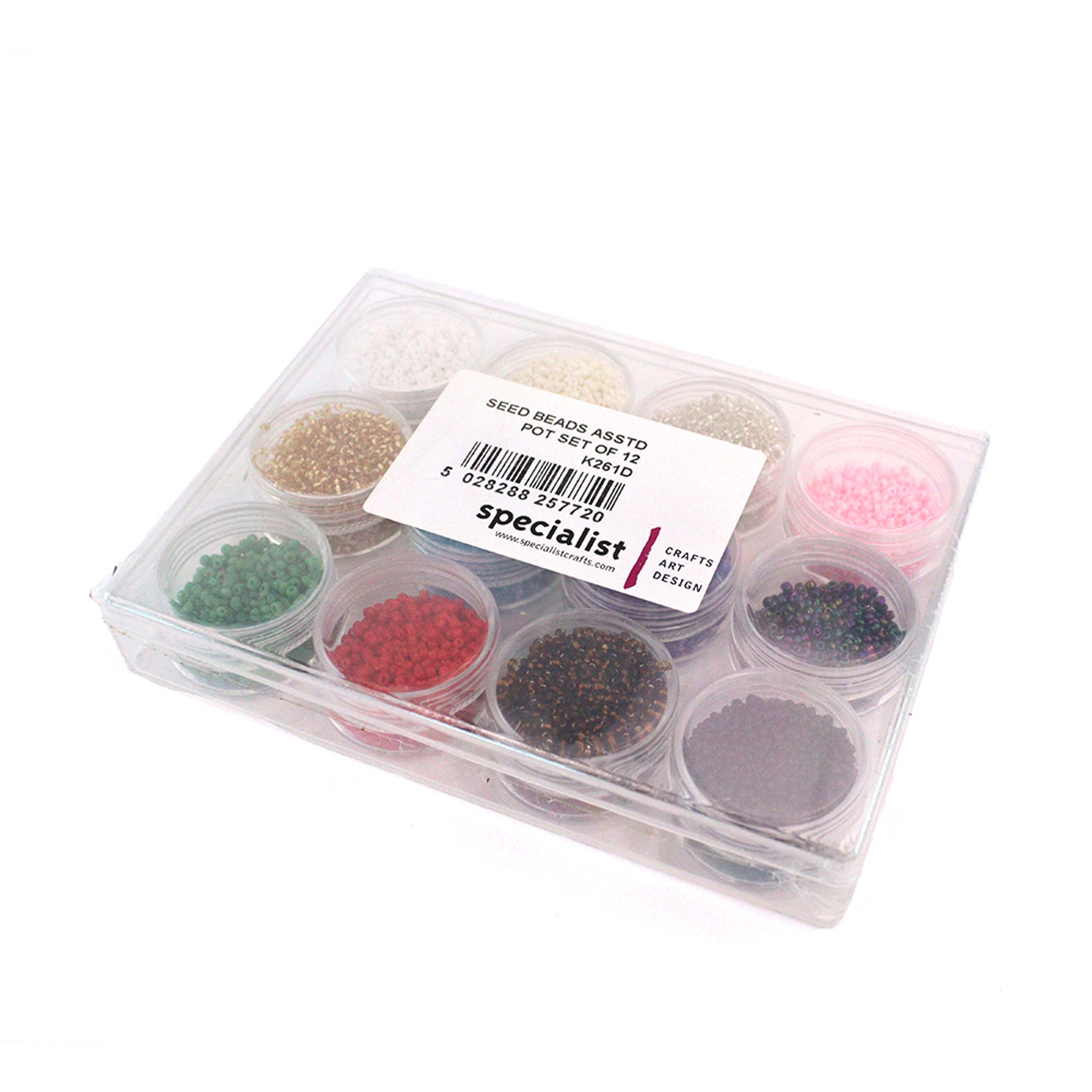 Seed Beads - Assorted Set of 12