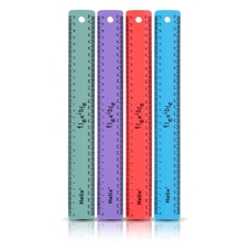 Helix Flexible Rulers 30cm/300mm - Coloured - Pack of 10