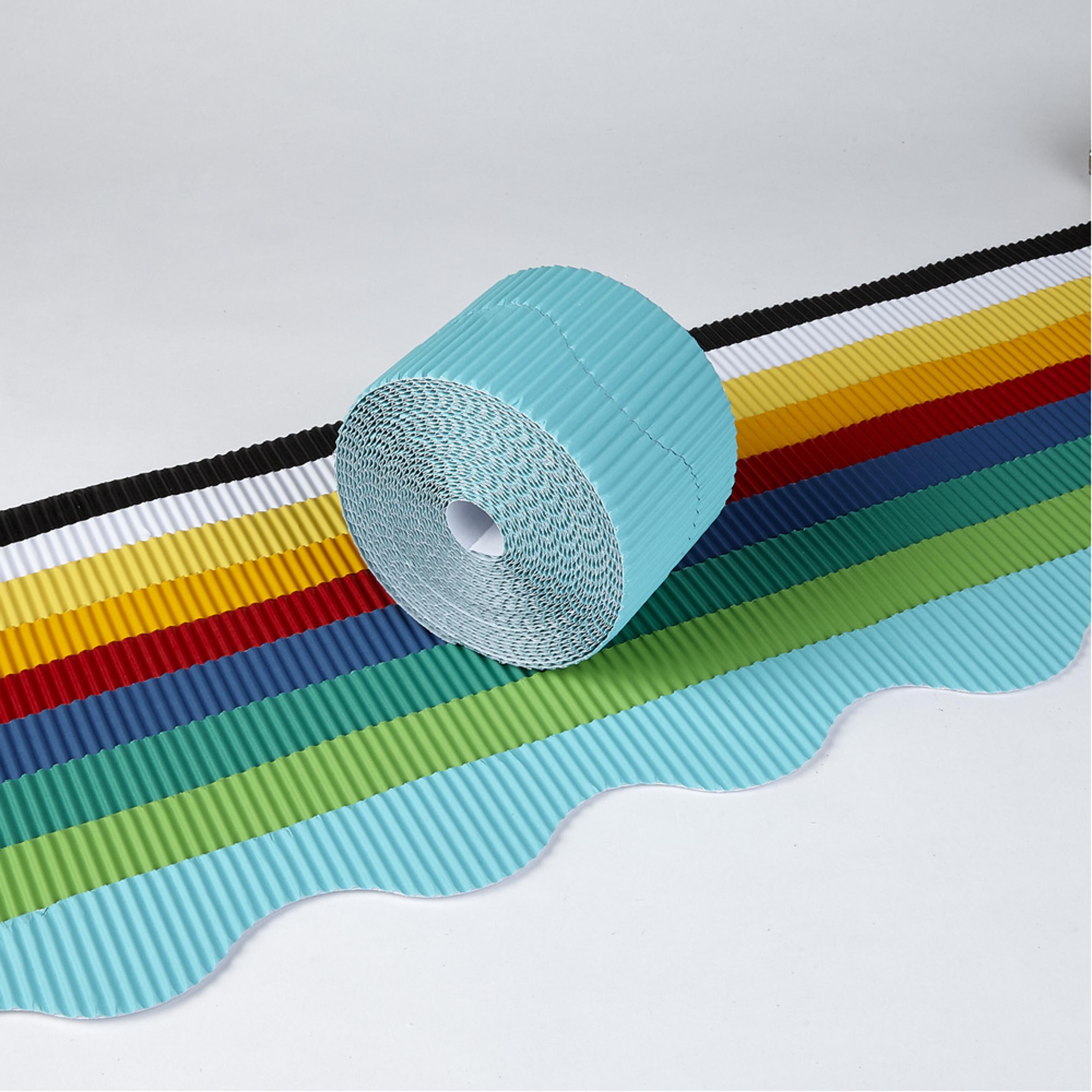 Corrugated Bordette Assortment. Pack of 18