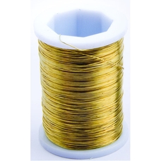 Brass Beading Wire - 38 guage x 25m Reel - Gilted Brass