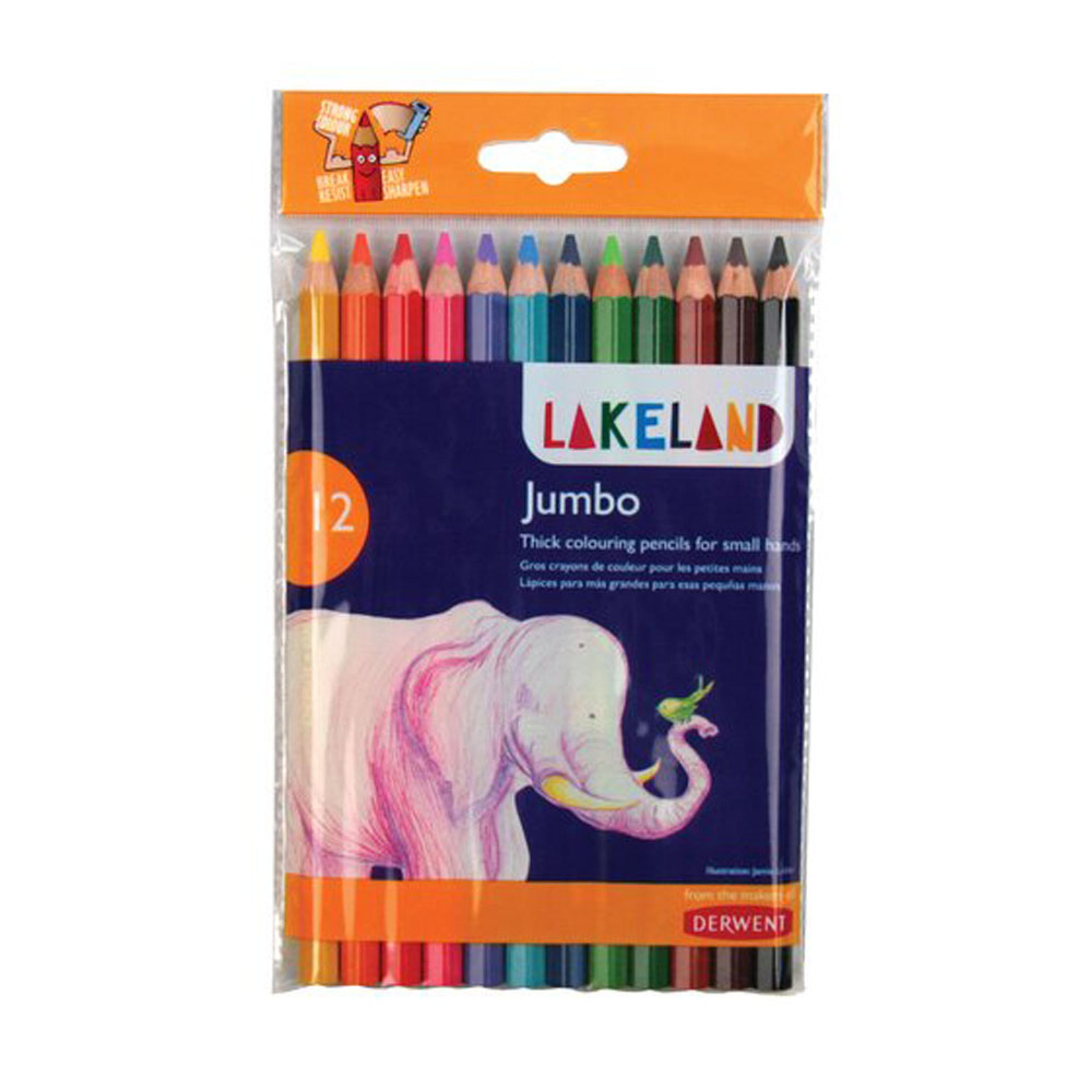 Lakeland Jumbo Colour Pencils. Pack of 12
