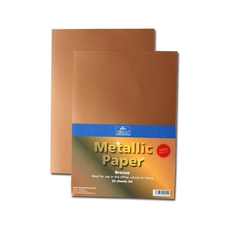 Metallic Paper Sheets - Bronze