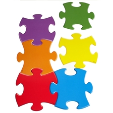 Puzzle Piece Display Shapes
