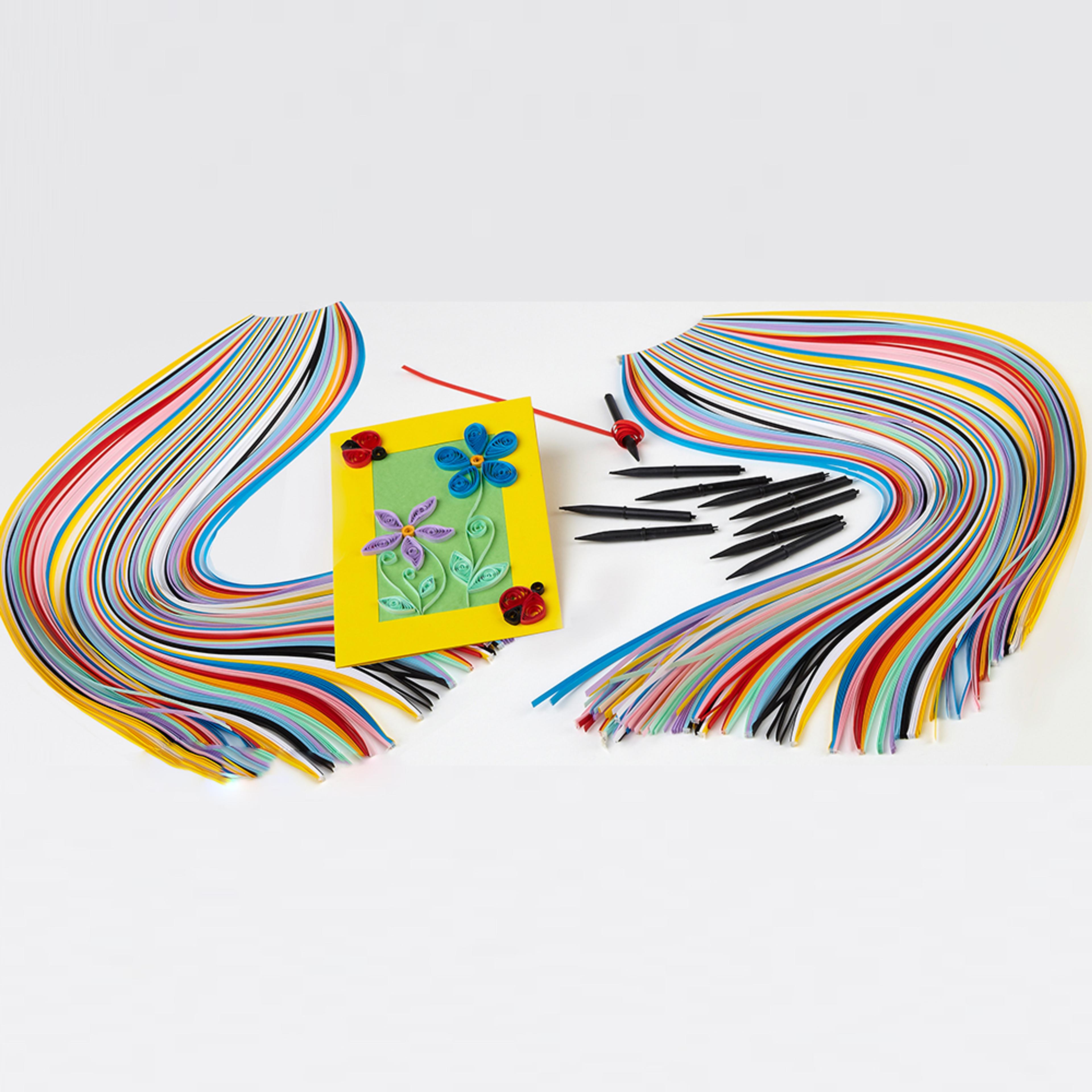 Quilling Paper Assortments - 6mm Wide. Pack of 1000