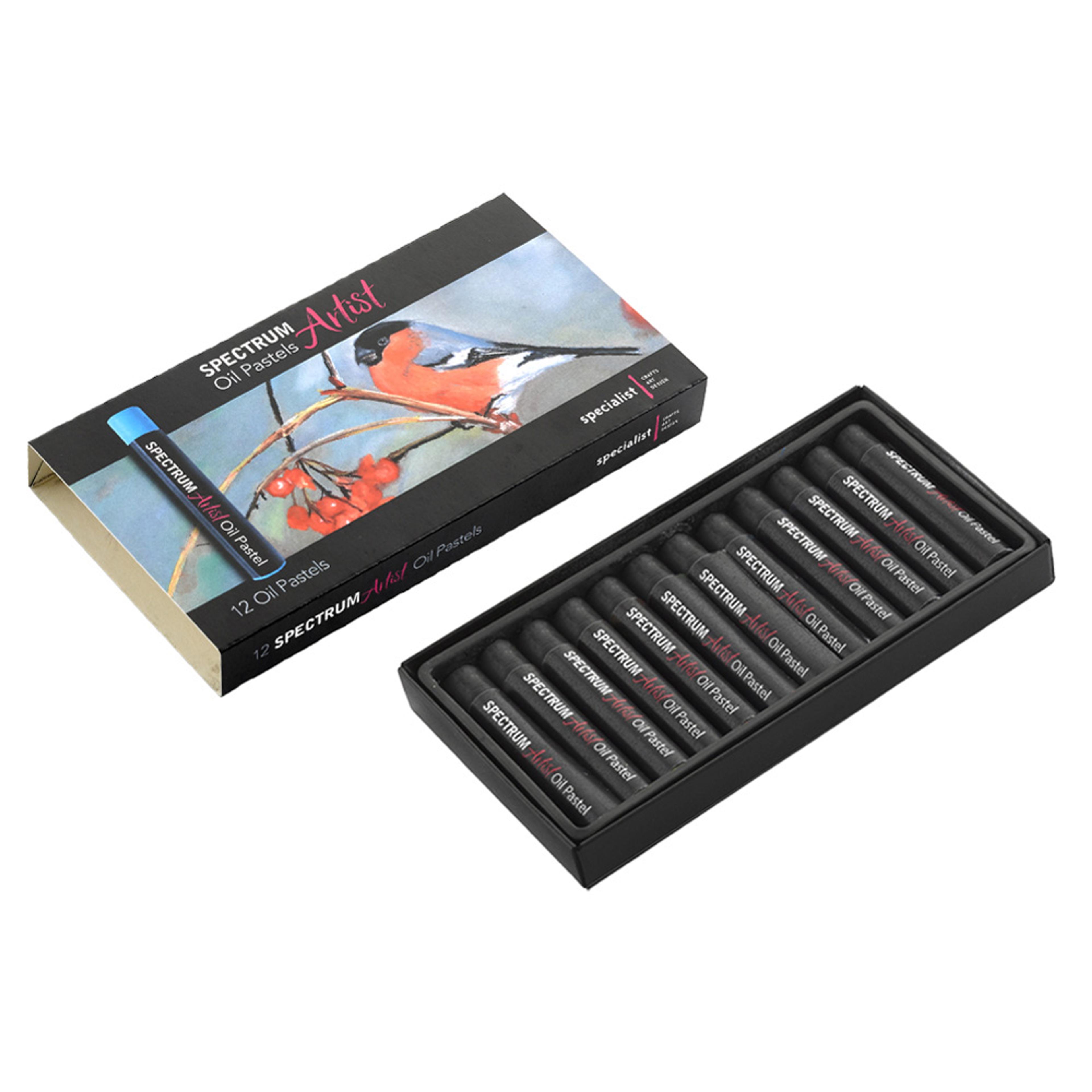 Spectrum Artist Oil Pastels - Black