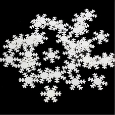 Snowflakes Confetti Shaker 