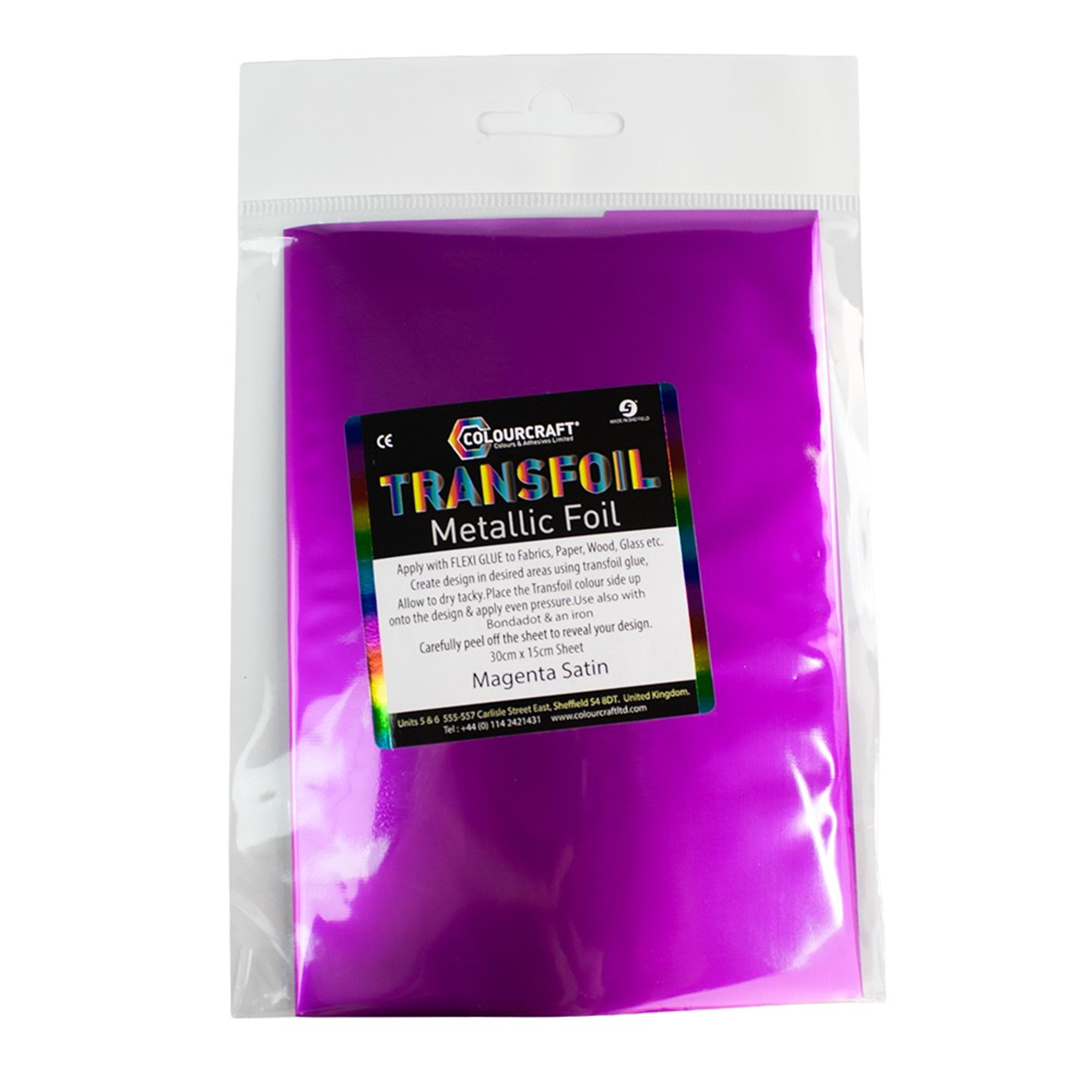 Transfer Foil 30cm x 15cm - Magenta Satin