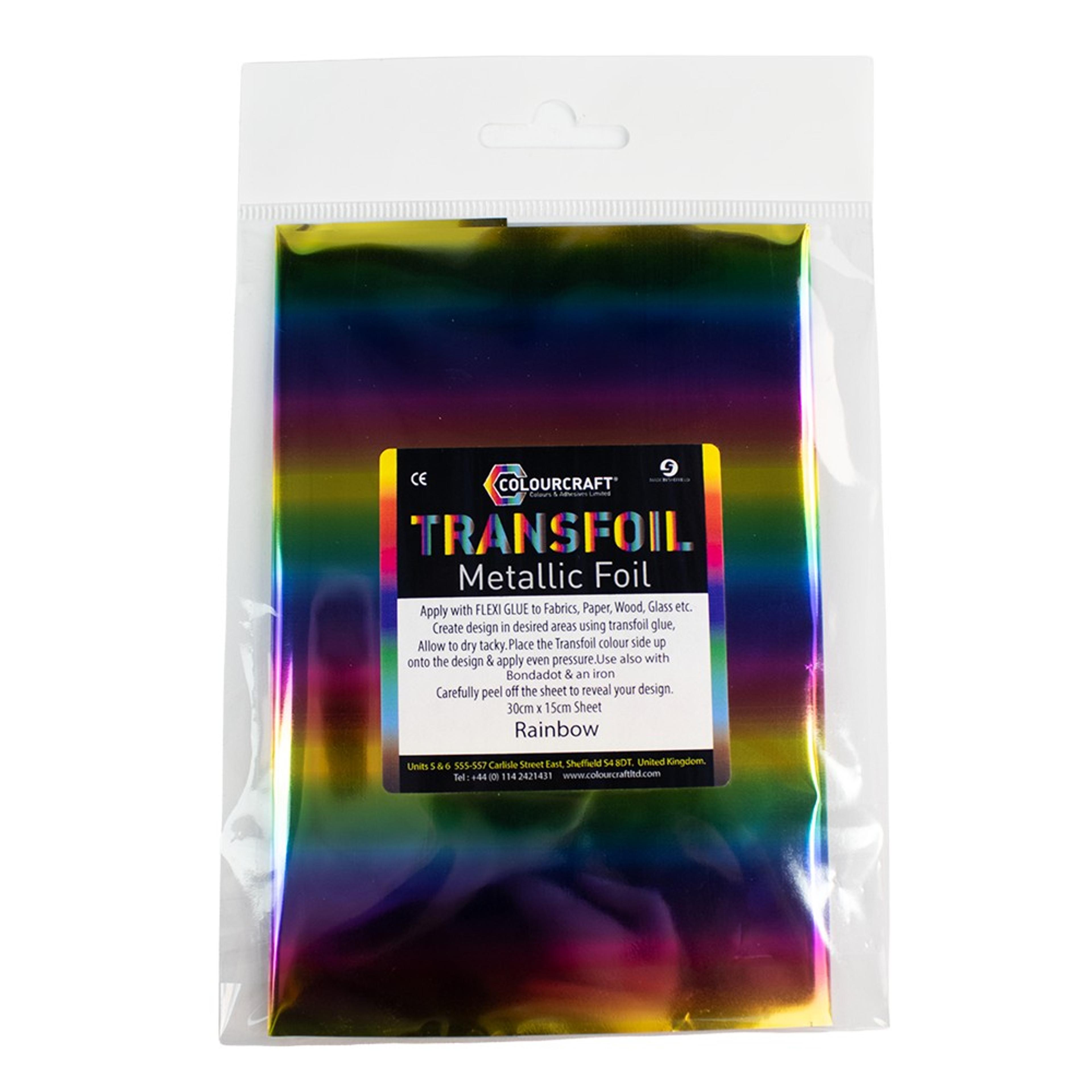 Transfer Foil 30cm x 15cm - Rainbow