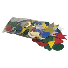 Corrugated Paper Shapes. Pack of 276
