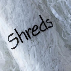 Paper Tissue Shreds - White