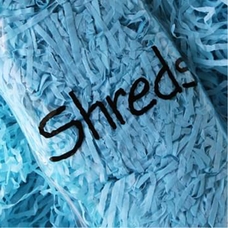 Paper Tissue Shreds - Blue