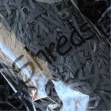 Paper Tissue Shreds - Black