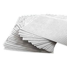 Perforated Card - White. Pack of 40.
