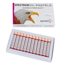 Spectrum Oil Pastels - Pale Apricot. Pack of 12