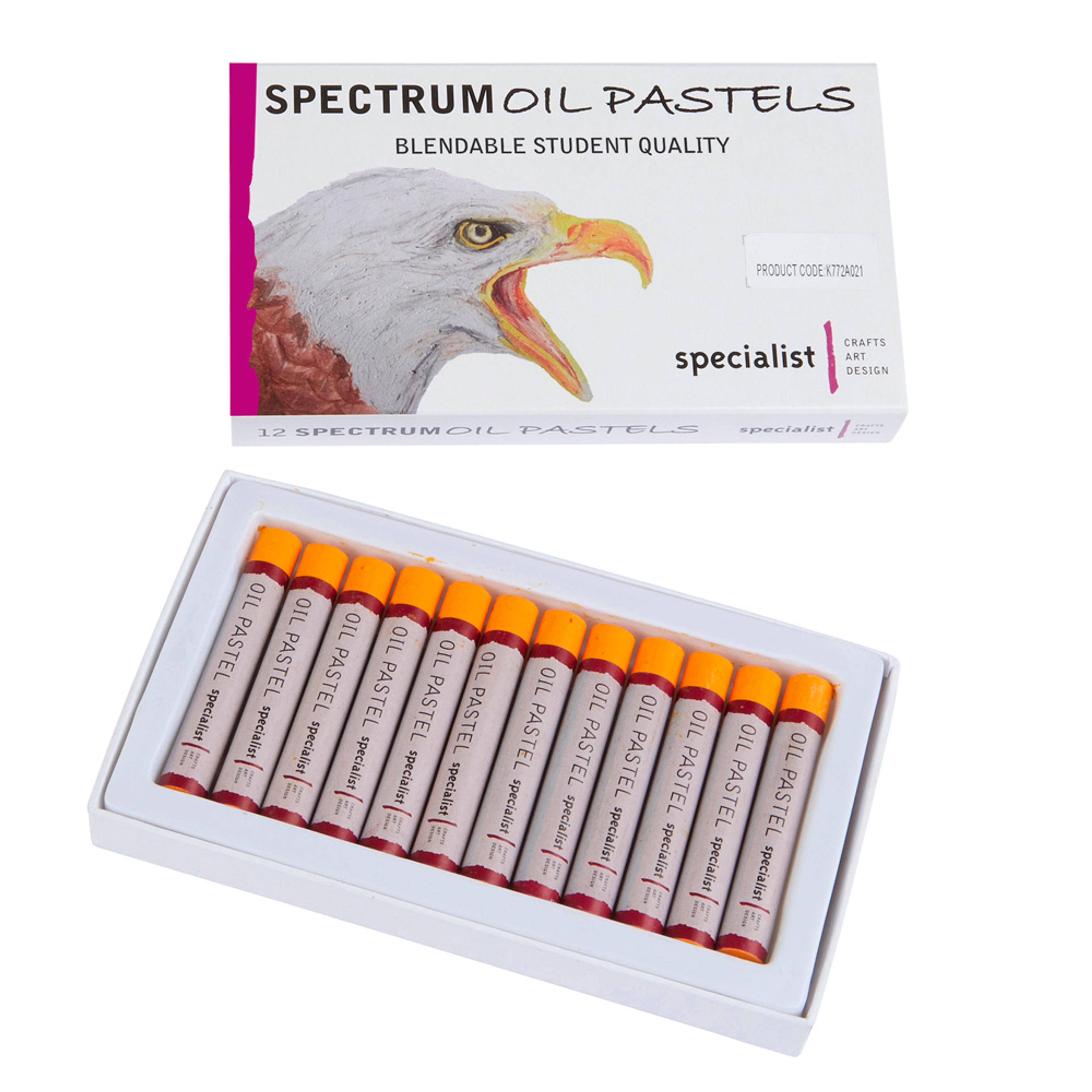 Specialist Crafts Oil Pastels - Mandarin. Pack of 12