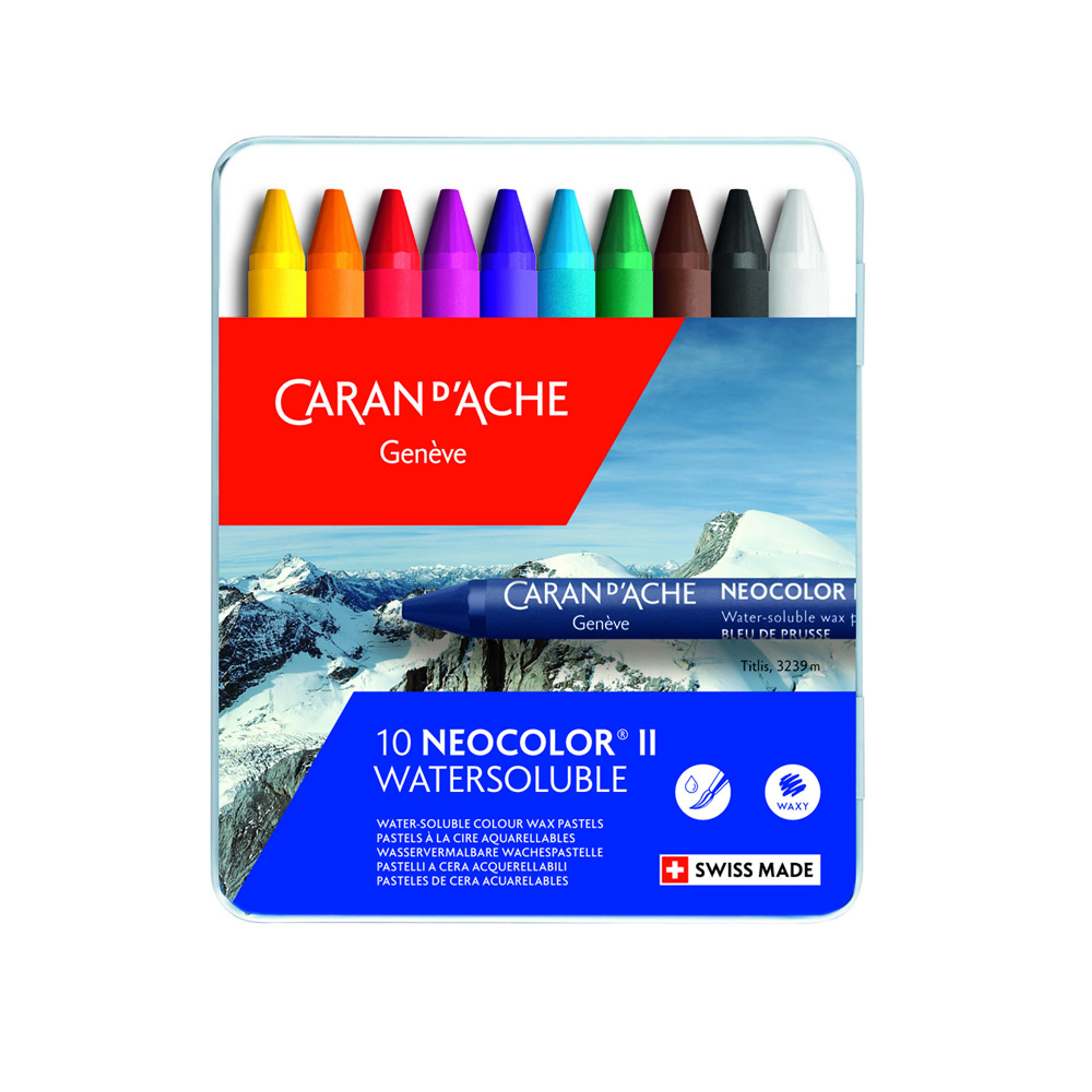 Neocolor II Wax Painting Crayons. Set of 10
