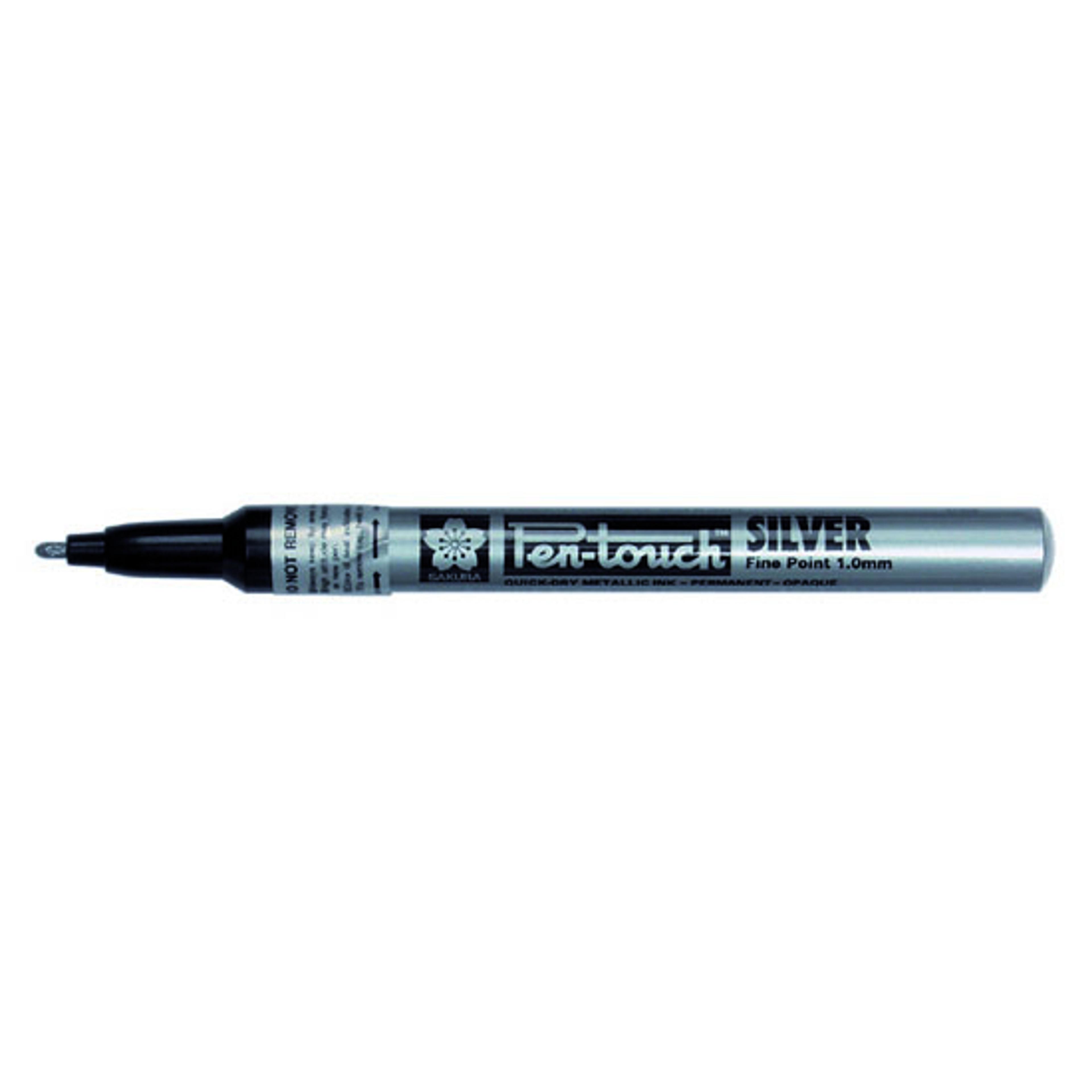Sakura Pen-Touch Metallic Marker 1.0mm Fine Point - Silver