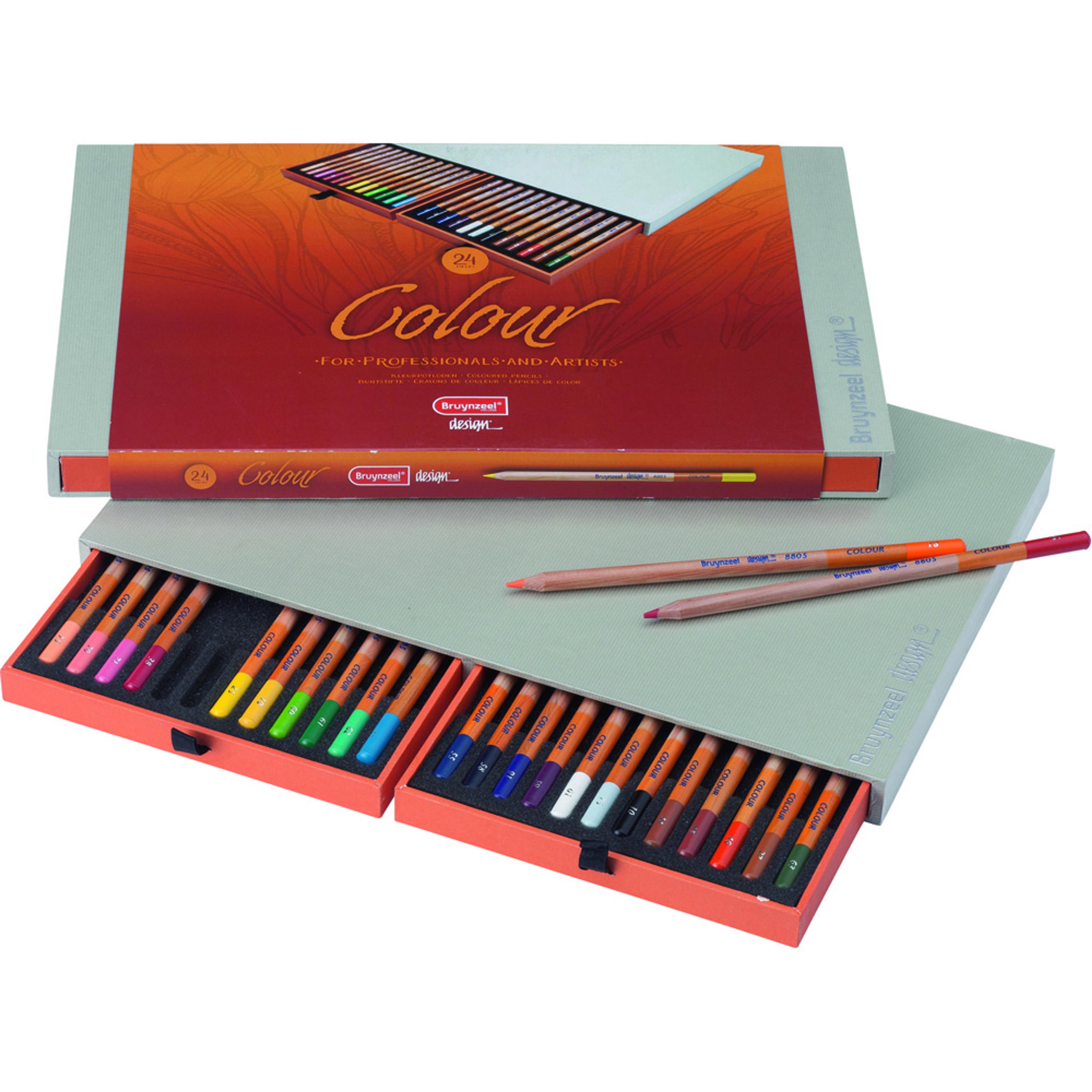 Bruynzeel Design Colour Pencils. Set of 24