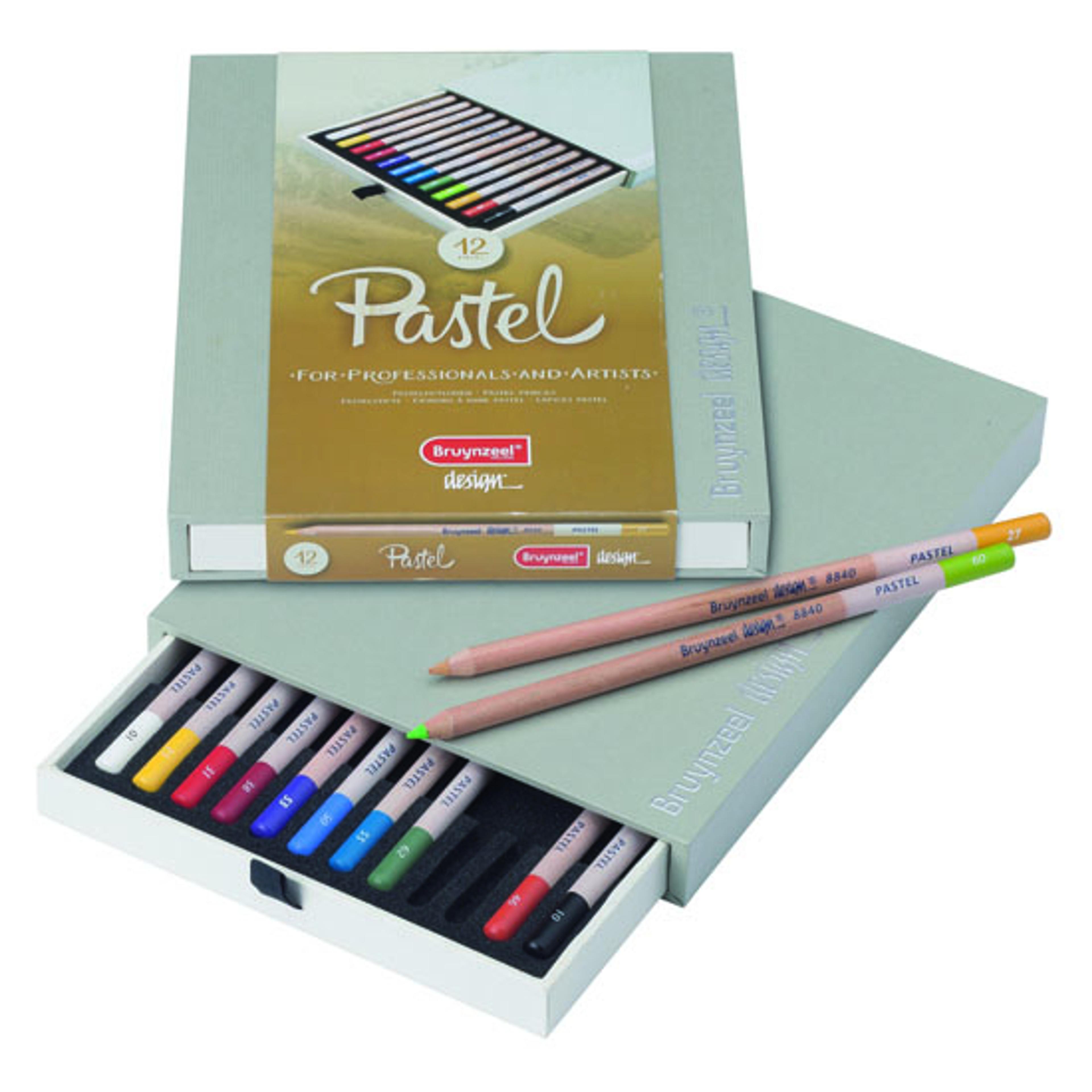 Bruynzeel Design Pastel Pencils. Set of 12