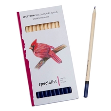 Spectrum Colour Pencils - Blue. Pack of 12