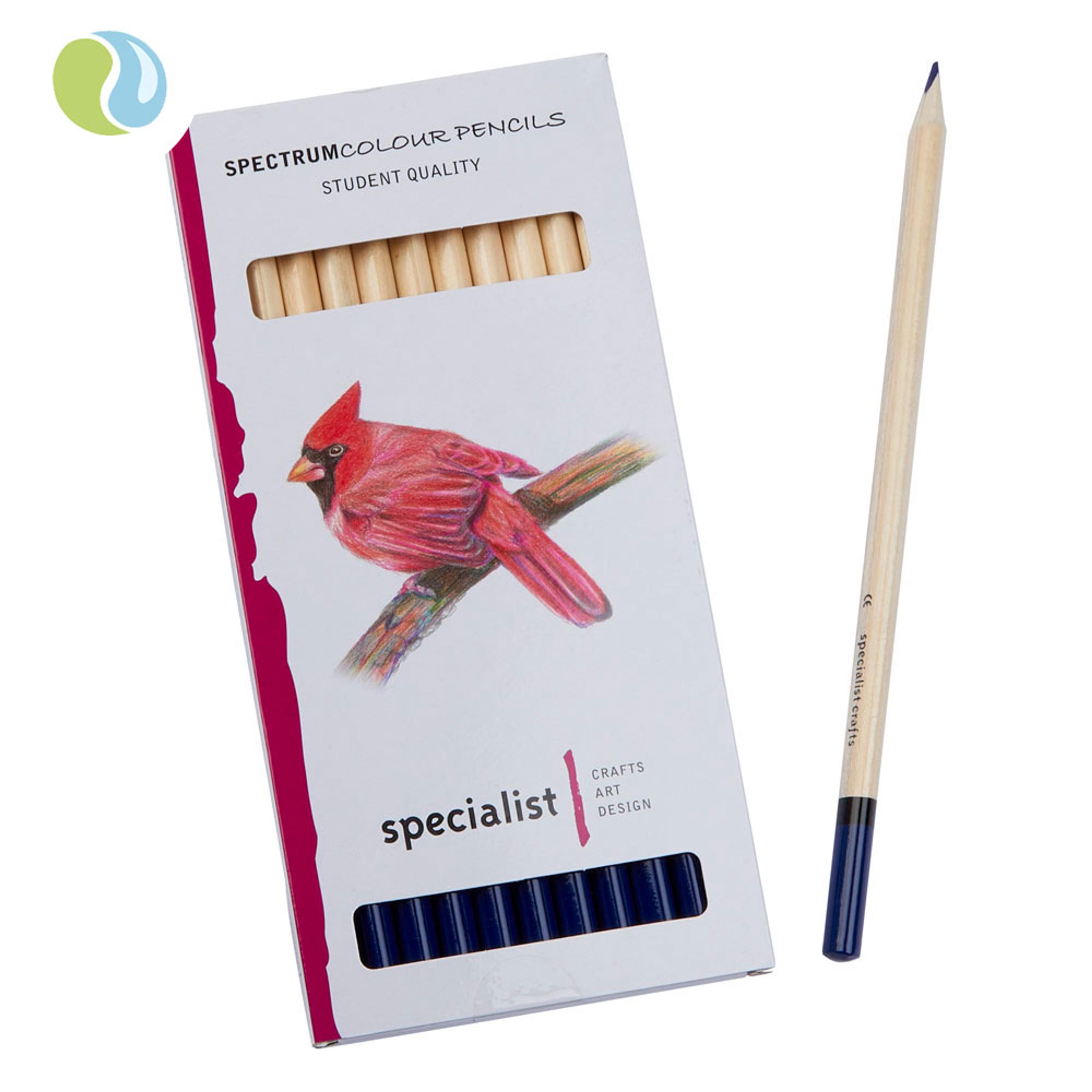 Specialist Crafts Colour Pencils - Blue. Pack of 12