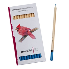 Spectrum Colour Pencils - Light Blue. Pack of 12