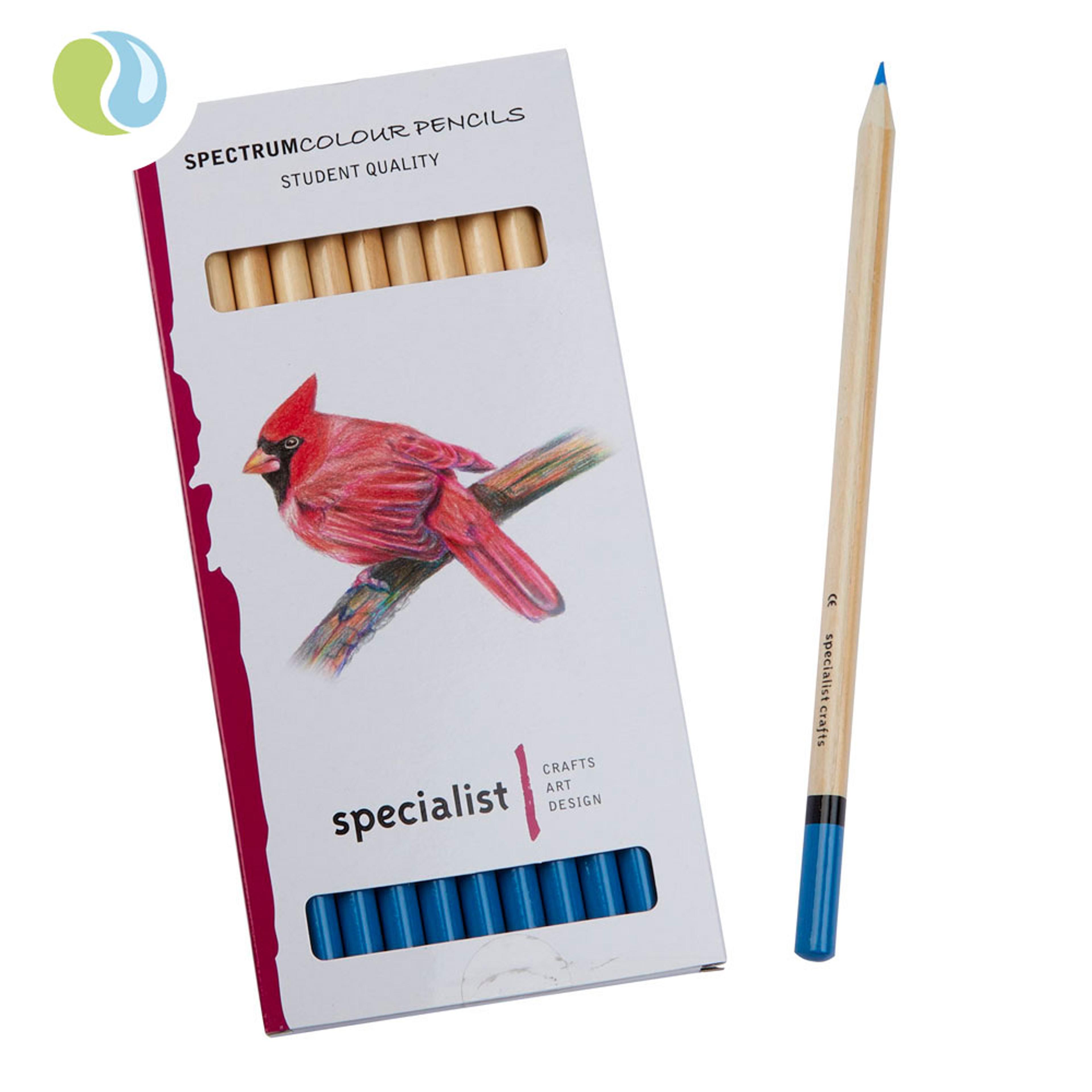 Specialist Crafts Colour Pencils - Light Blue. Pack of 12