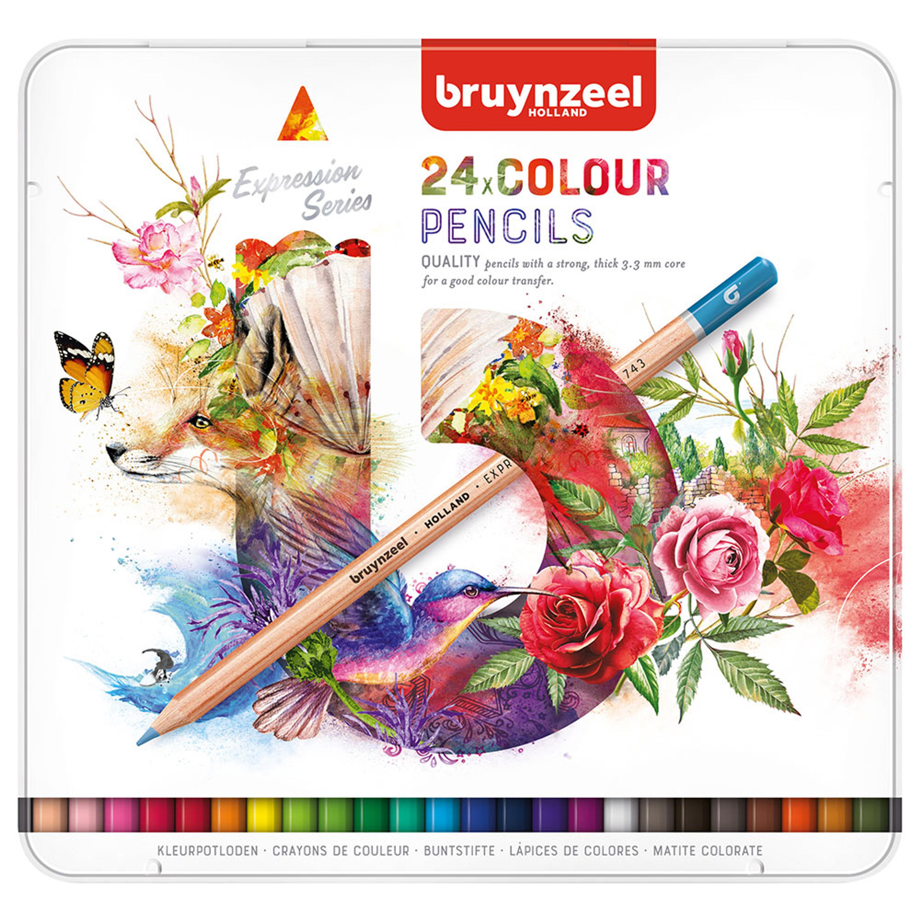 Bruynzeel Expression Colour Pencils. Set of 24