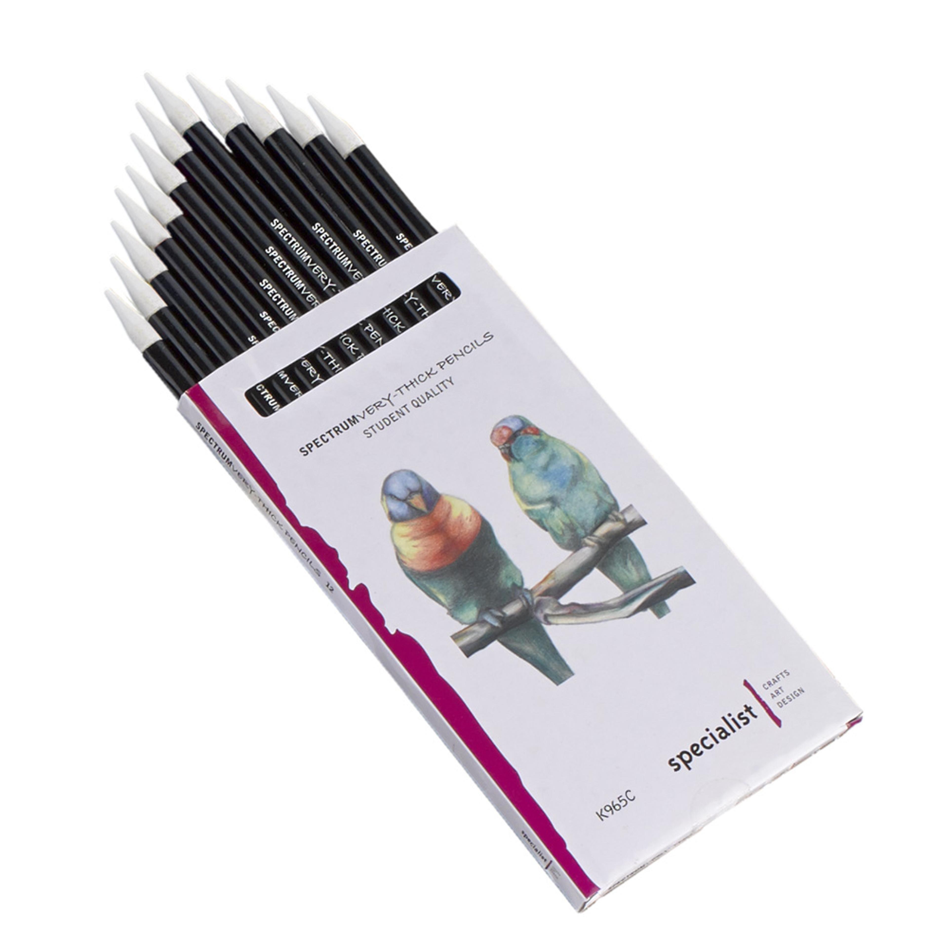 Specialist Crafts Very-Thick Pencils - White