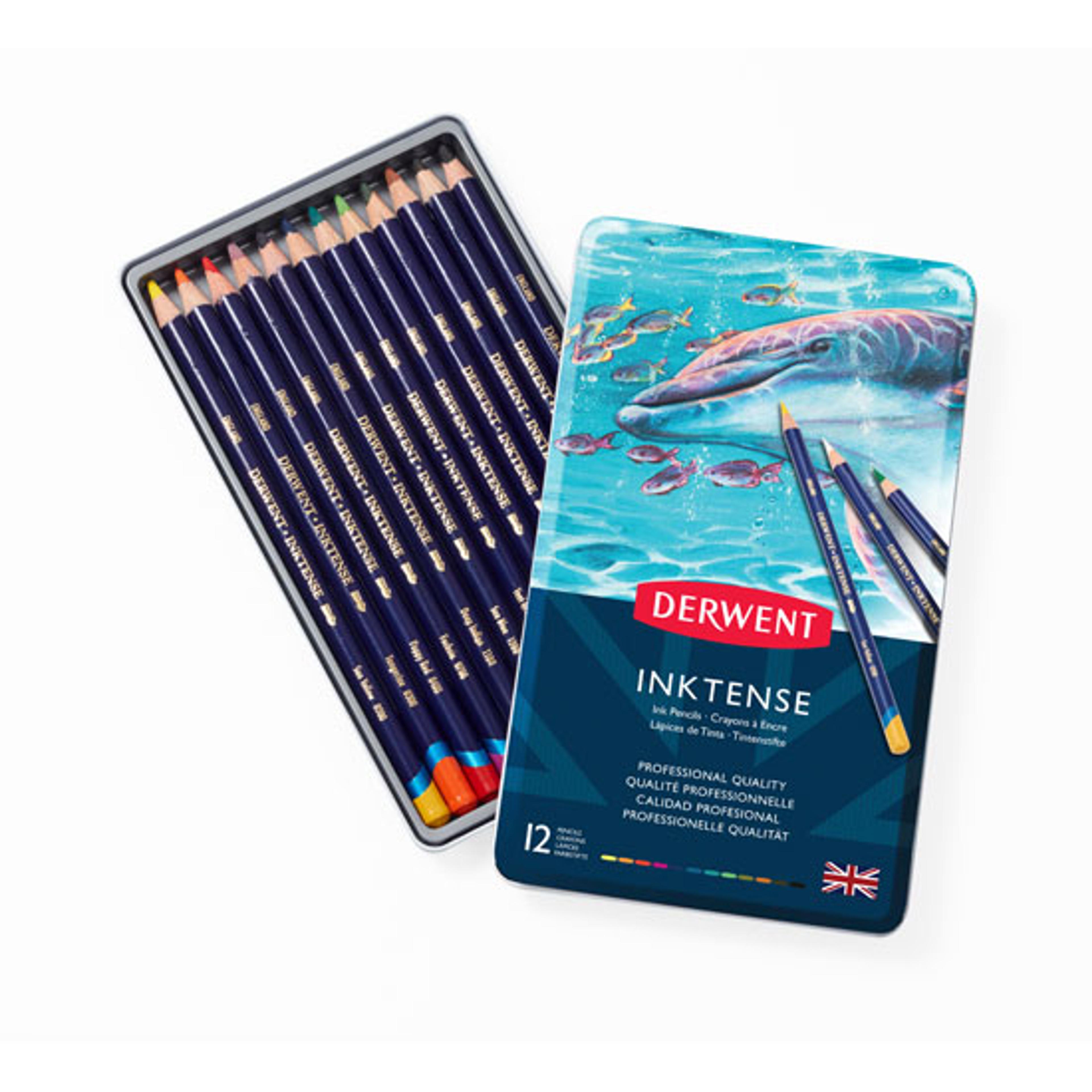 Derwent Inktense Pencils. Set of 12